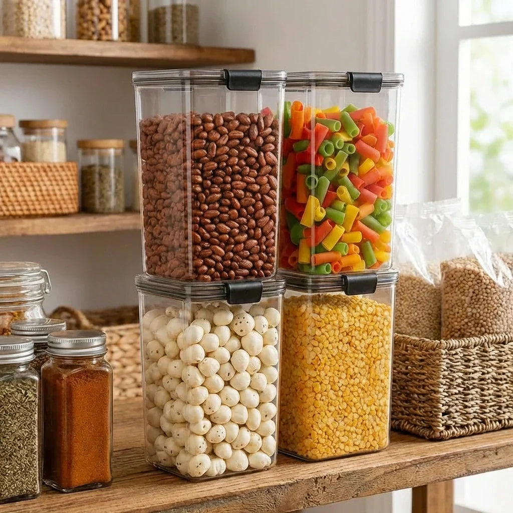 Best airtight plastic storage 1700 ml (1 pc) - food containers | 2026 | fast shipping