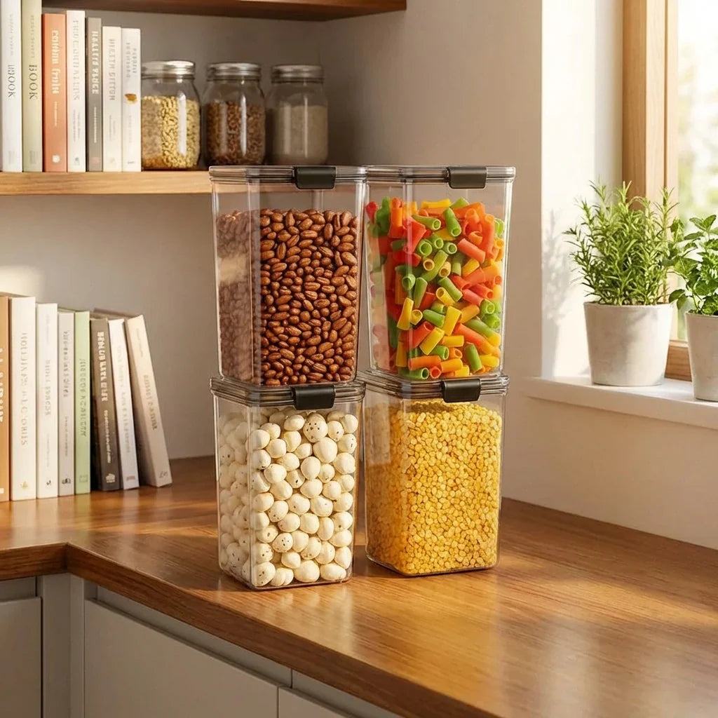 Best airtight plastic storage 1700 ml (1 pc) - food containers | 2026 | fast shipping