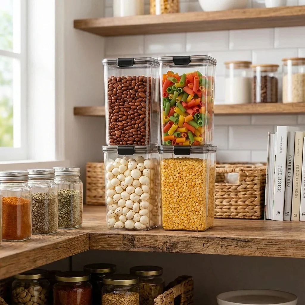 Best airtight plastic storage 1700 ml (1 pc) - food containers | 2026 | fast shipping