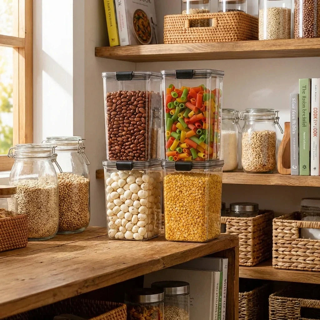 Best airtight plastic storage 1700 ml (1 pc) - food containers | 2026 | fast shipping
