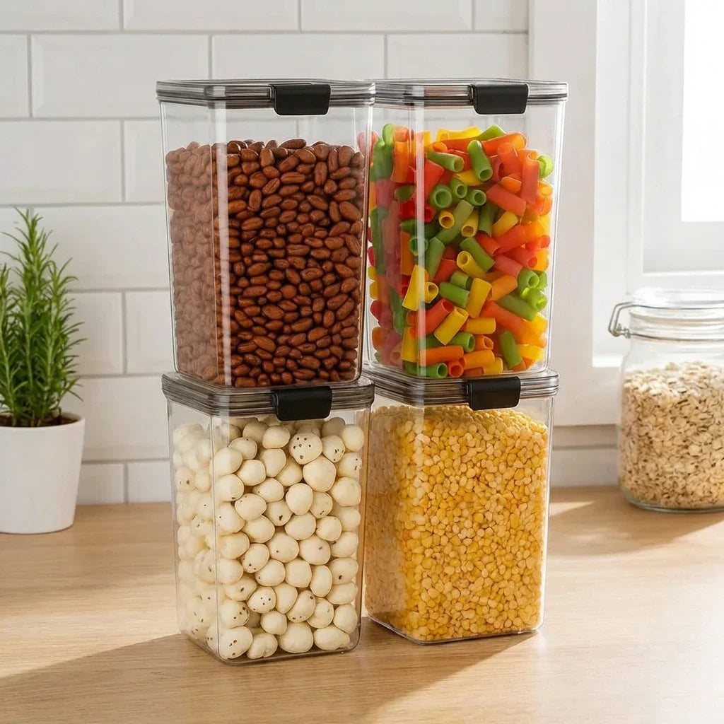Best airtight plastic storage 1700 ml (1 pc) - food containers | 2026 | fast shipping