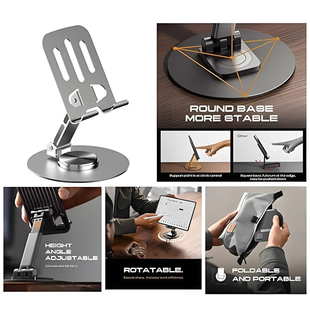 Aluminium 360 Rotatable Phone Stand