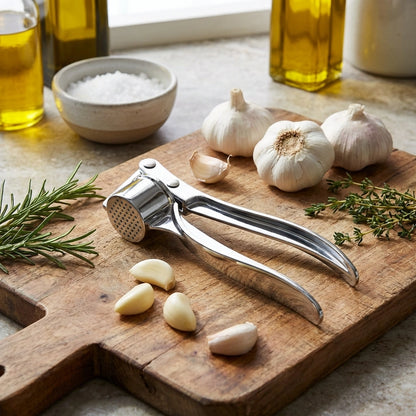 Aluminum Garlic Crusher