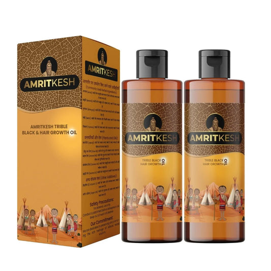 Amritkesh Tribal Black Hair Oil – 100ml Pack of 2
