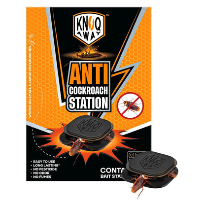 Anti Cockroach Station (Pack of 6 Baits) Home Improvement