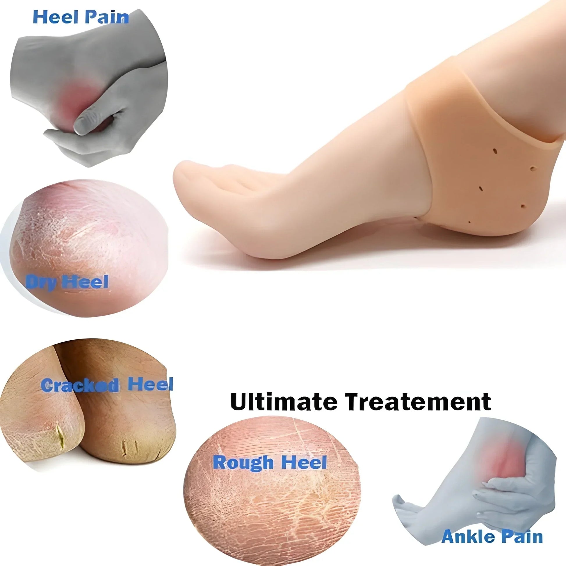 Best anti crack silicon gel heel moisturizing socks - health & beauty | 2025 | fast shipping