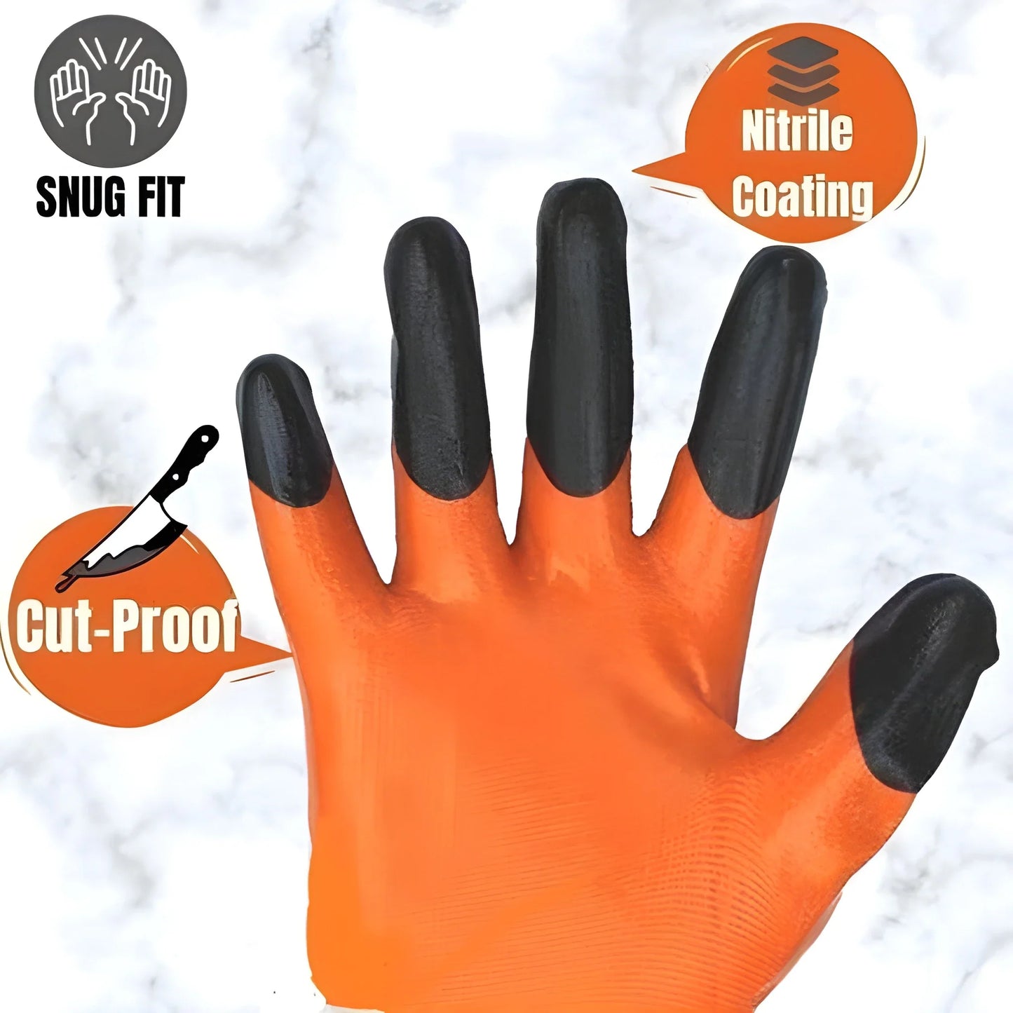 Anti Slip Nitrile Gloves
