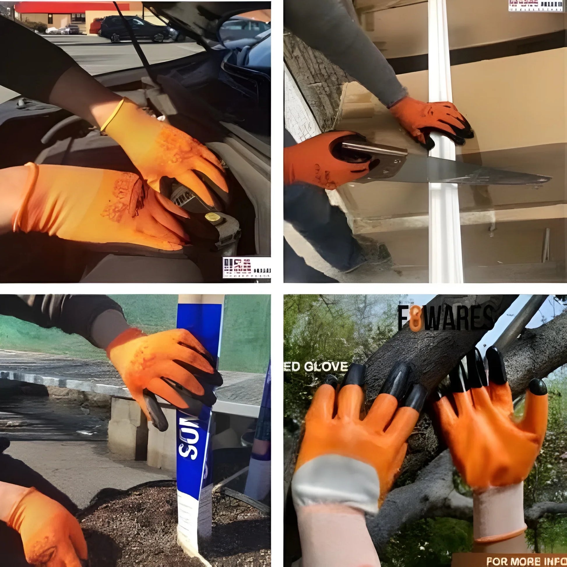 Anti Slip Nitrile Gloves