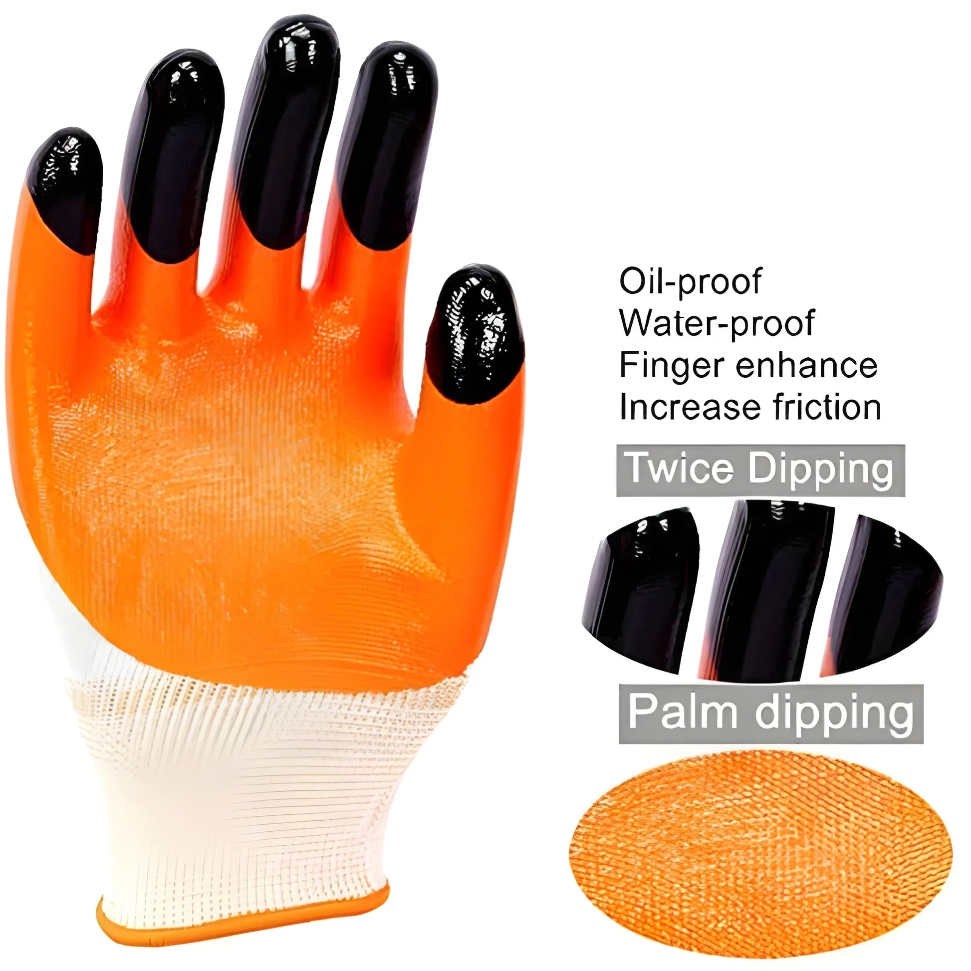Anti Slip Nitrile Gloves