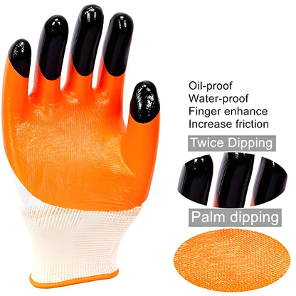 Anti Slip Nitrile Gloves