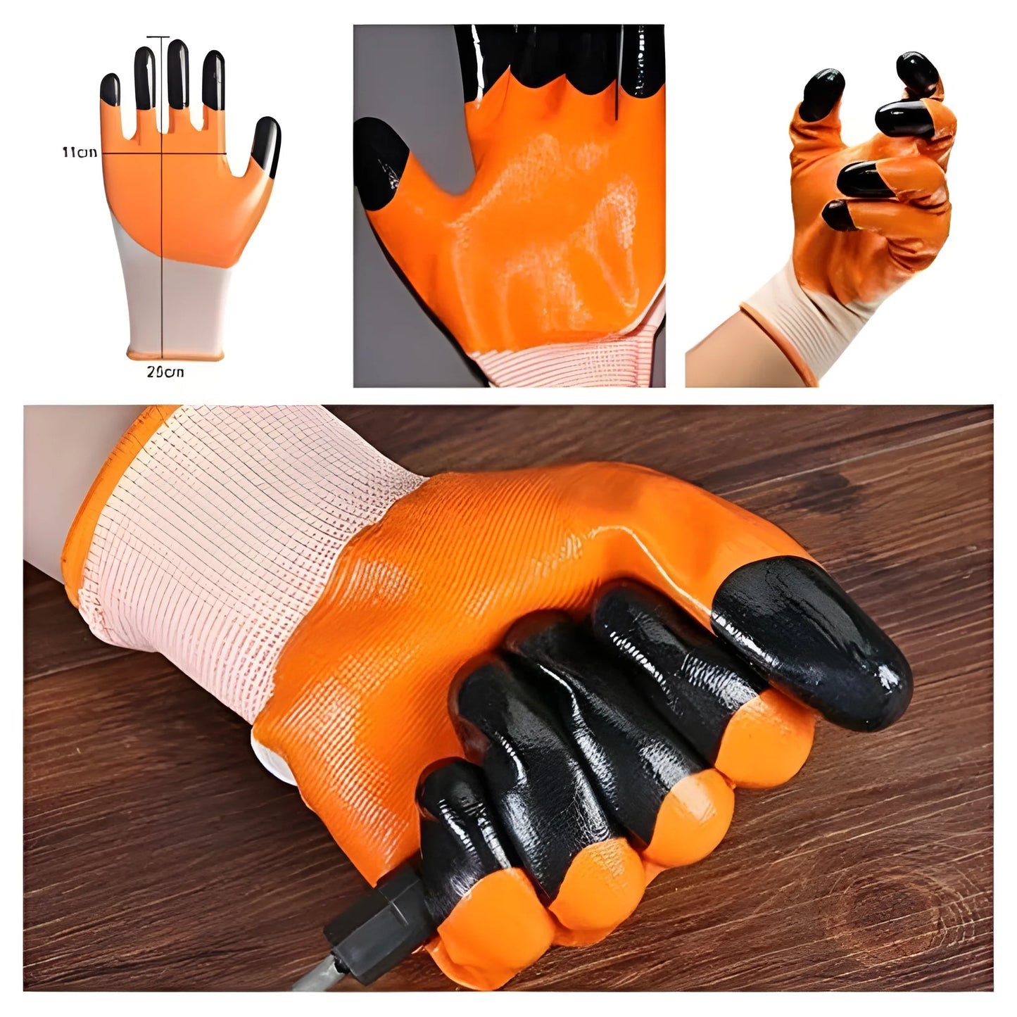 Anti Slip Nitrile Gloves