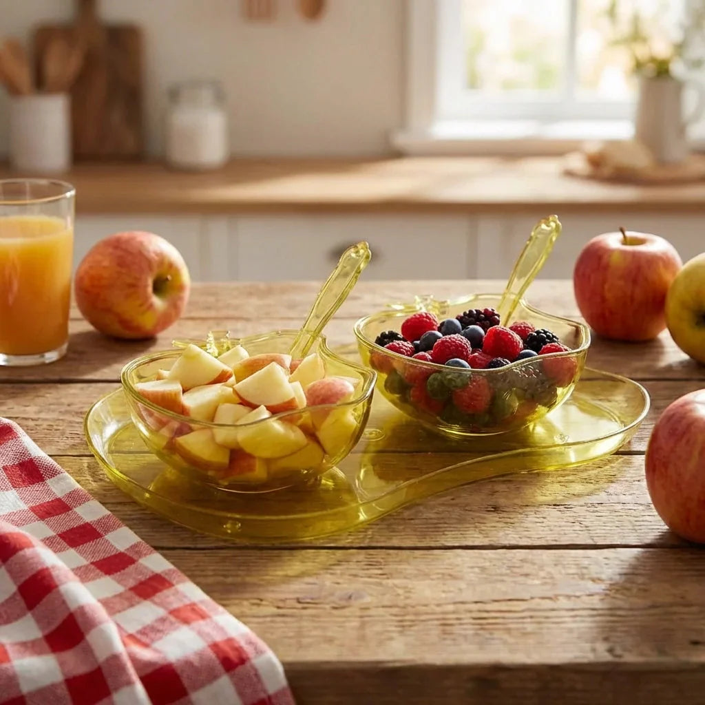 Best apple shape snack tray bowl - serving trays | 2026 | fast shipping