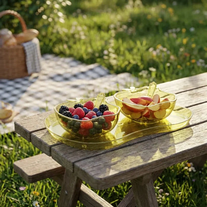 Best apple shape snack tray bowl - serving trays | 2026 | fast shipping