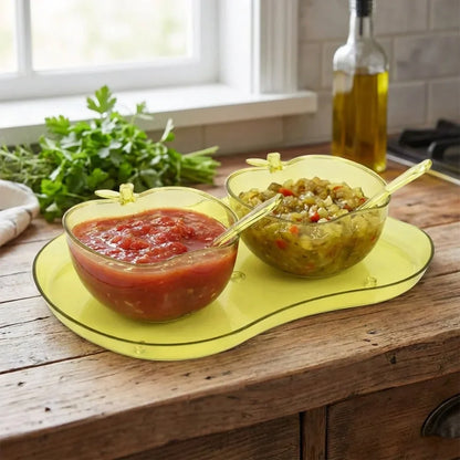 Best apple shape snack tray bowl - serving trays | 2026 | fast shipping