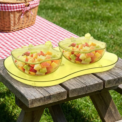 Best apple shape snack tray bowl - serving trays | 2026 | fast shipping
