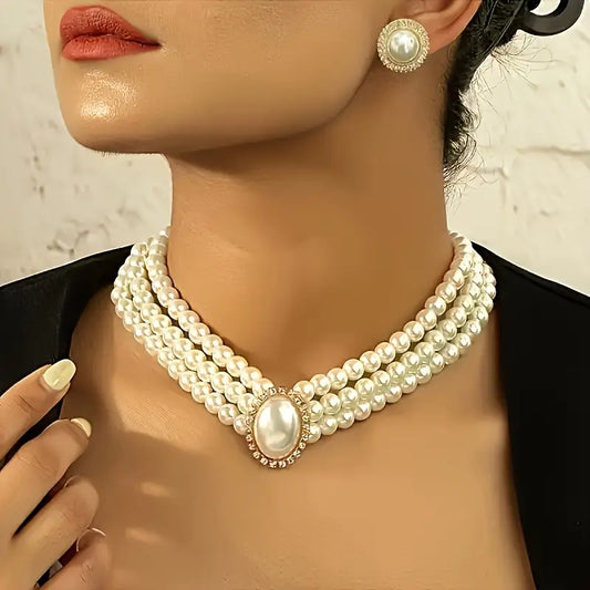 Artificial Pearl Necklace jewelry