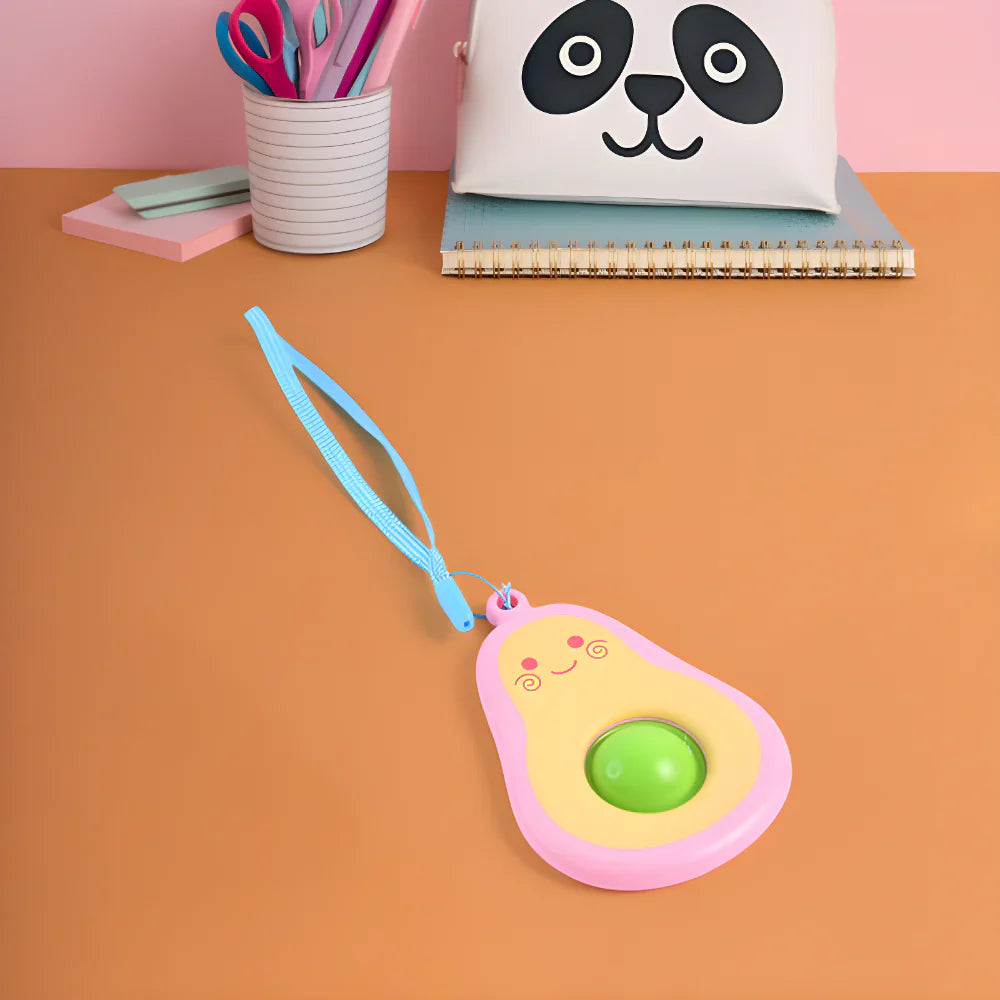 Avocado Push Pop Keychain - Toys & Games