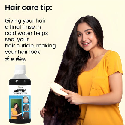 Traditional Adivasi Neelgiri Hair Nourishing Oil (Set of 2)
