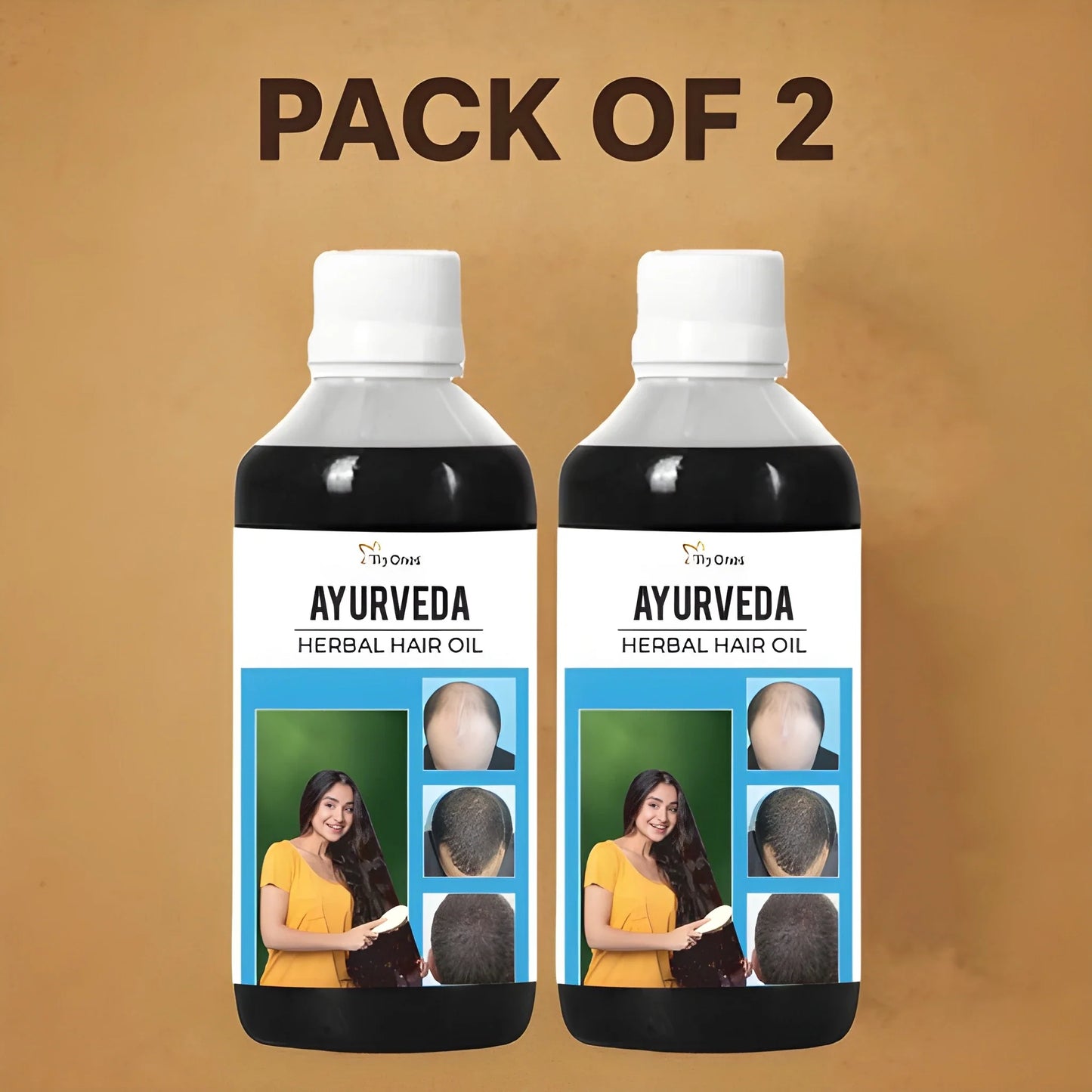 Traditional Adivasi Neelgiri Hair Nourishing Oil (Set of 2)