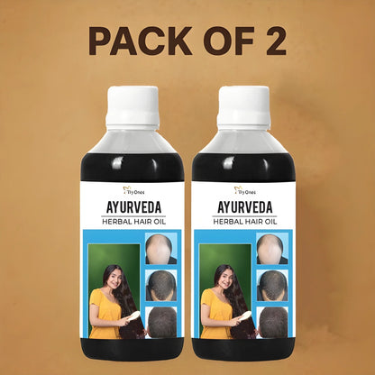 Traditional Adivasi Neelgiri Hair Nourishing Oil (Set of 2)
