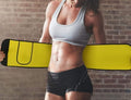 Sweat Belt, Abdominal Belt for Men and Women Non-Tearable, Sauna Belt Waist Trainer
