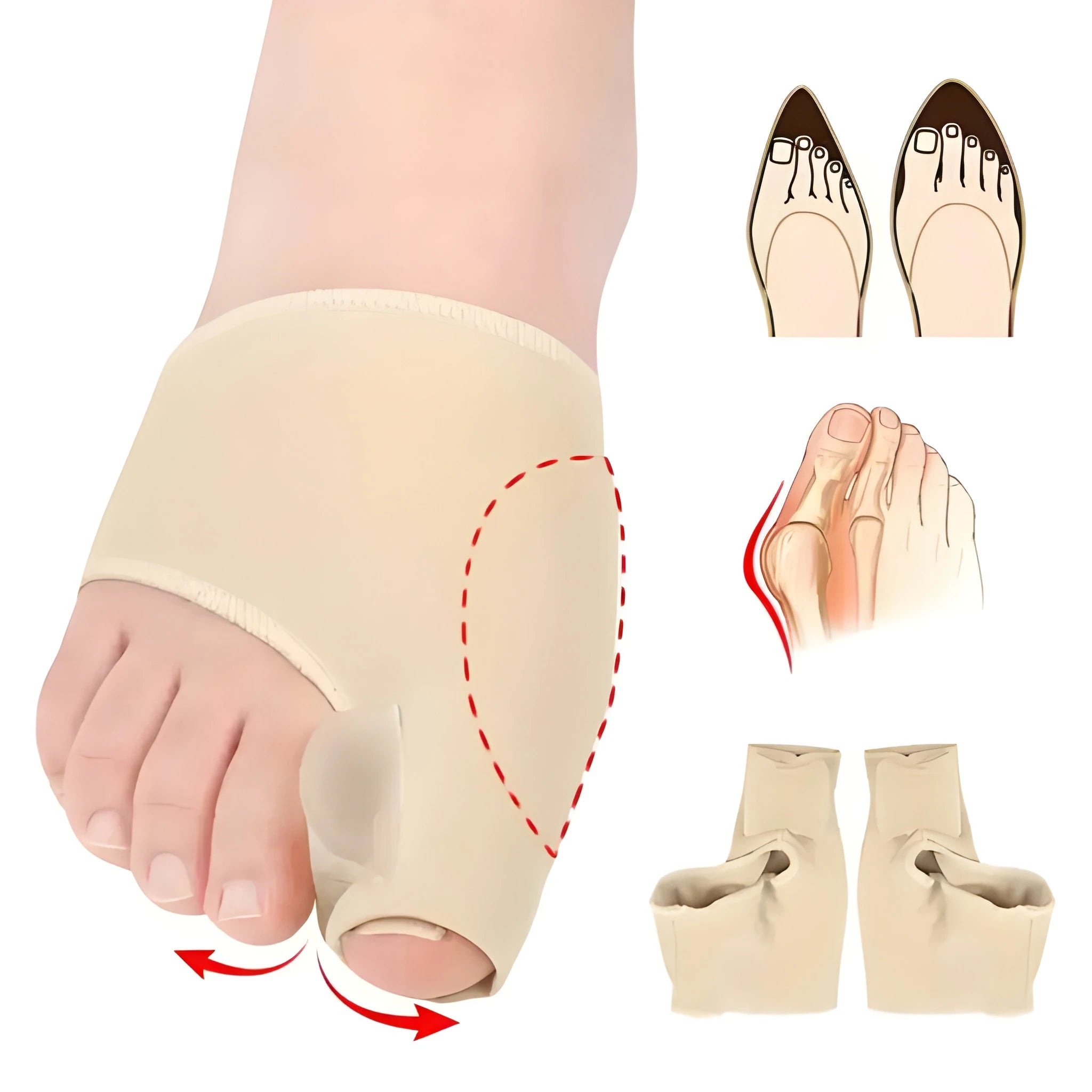 Ultra Comfort Gel Foot Pads – 2 Pairs