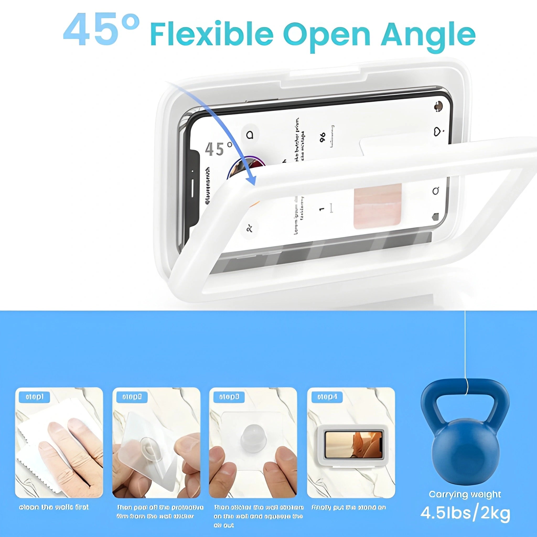Waterproof Shower Phone Holder