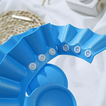 Baby Adjustable Safe Bathing Shower Cap (Pack of 2) baby