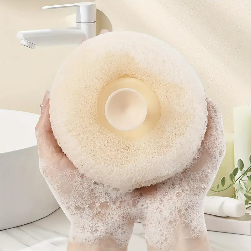 Bath Towel Scrub Bath Massage Shower Ball With Sucker Scrub bathroom
