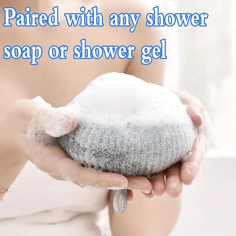 Bath Towel Scrub Bath Massage Shower Ball With Sucker Scrub bathroom