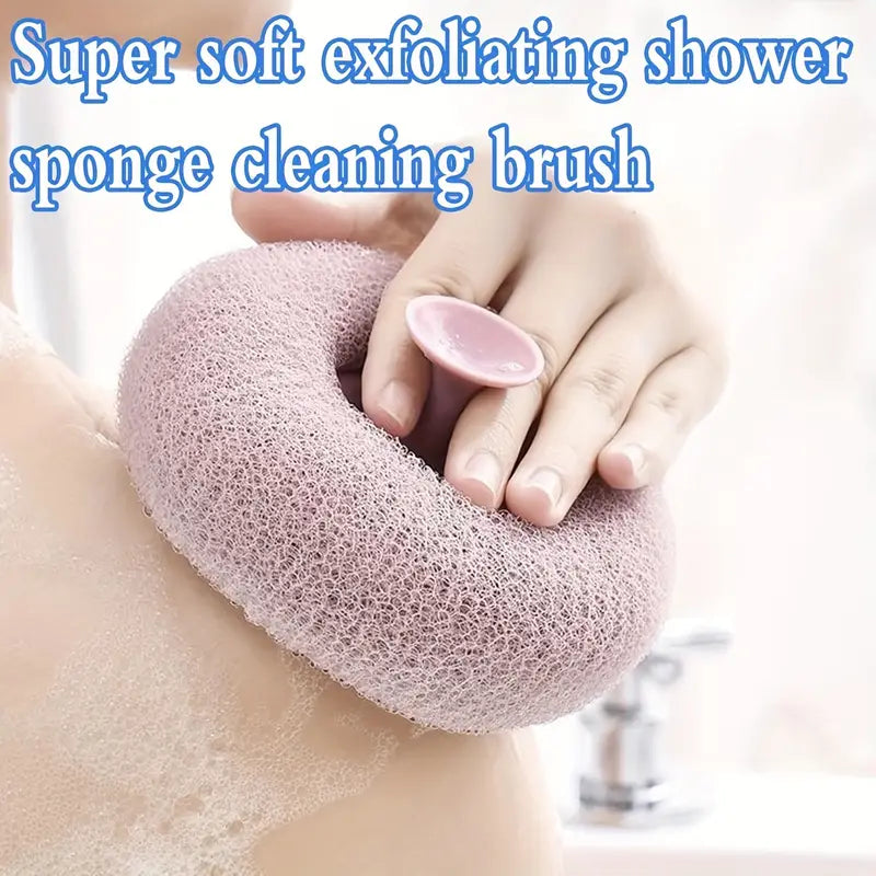 Bath Towel Scrub Bath Massage Shower Ball With Sucker Scrub bathroom