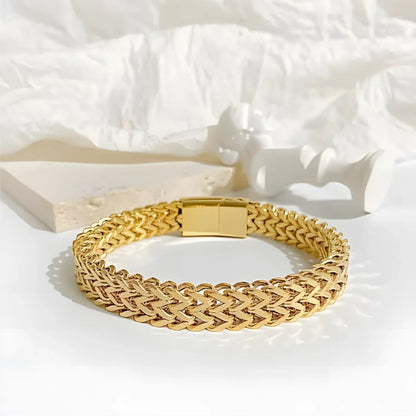BD Gold Cuban Bracelet Men