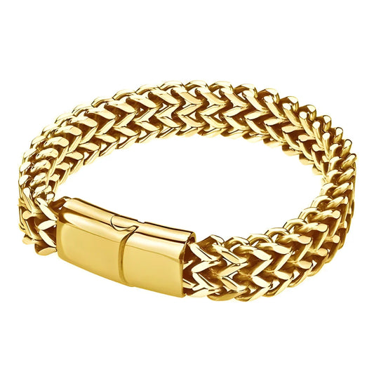 BD Gold Cuban Bracelet Men