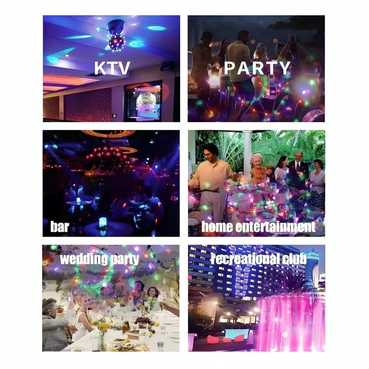 BD Rotating Magic Ball Light with Lamp Holder Sets