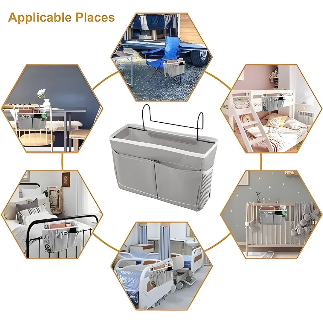 Bedside hanging Multipacket Organizer