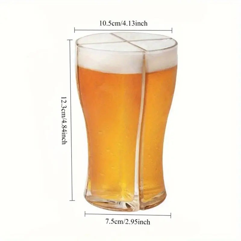Beer Splitter Mug Home & Kitchen