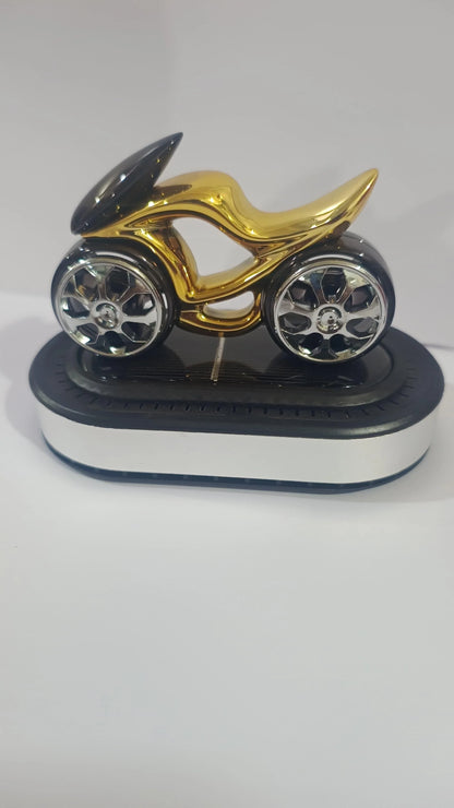 Bike & Car Aroma Sculpture gold air freshner