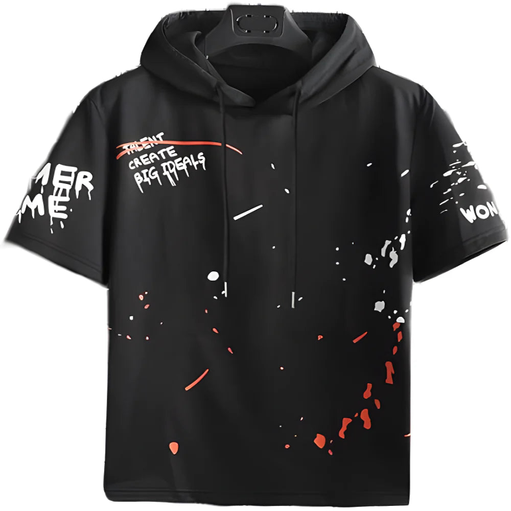 Black Cotton Hoodie Twin Pack clothing