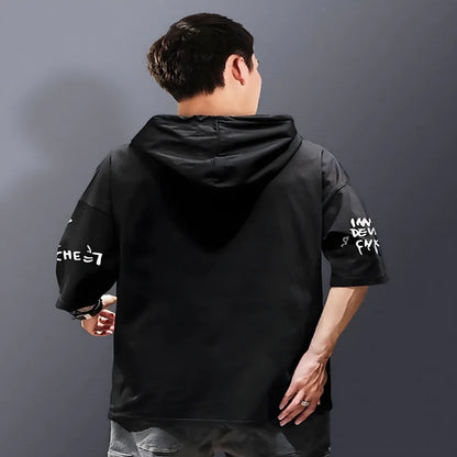 Black Cotton Hoodie Twin Pack clothing