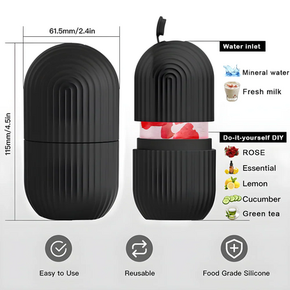 Black Face Ice Roller - Health & Personal Care