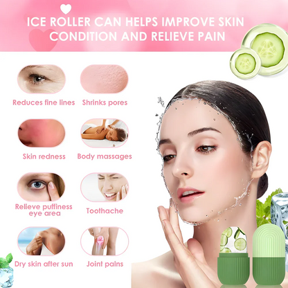 Black Face Ice Roller - Health & Personal Care