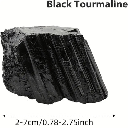 Black Tourmaline Raw Stone Home Accessories
