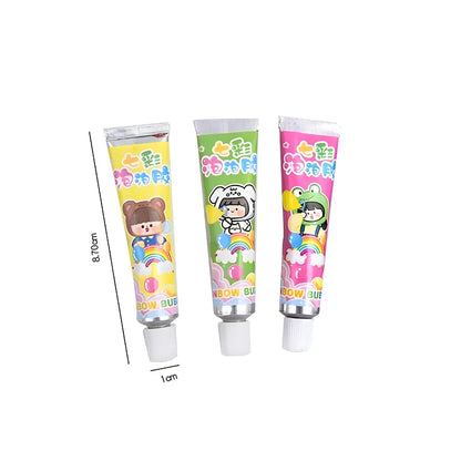 Blow Bubble Balloons Toys (Pack of 3 Tube)
