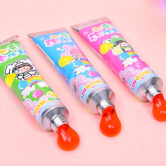 Blow Bubble Balloons Toys (Pack of 3 Tube)