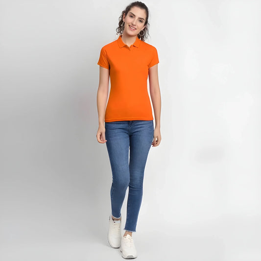 Bold Orange Polo