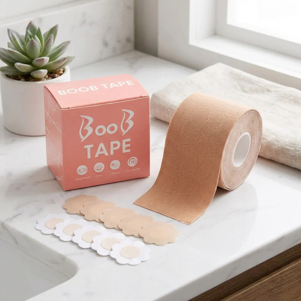 Best boob tape with 10 pairs nipple cover - breast petals & concealers | 2026 | fast shipping