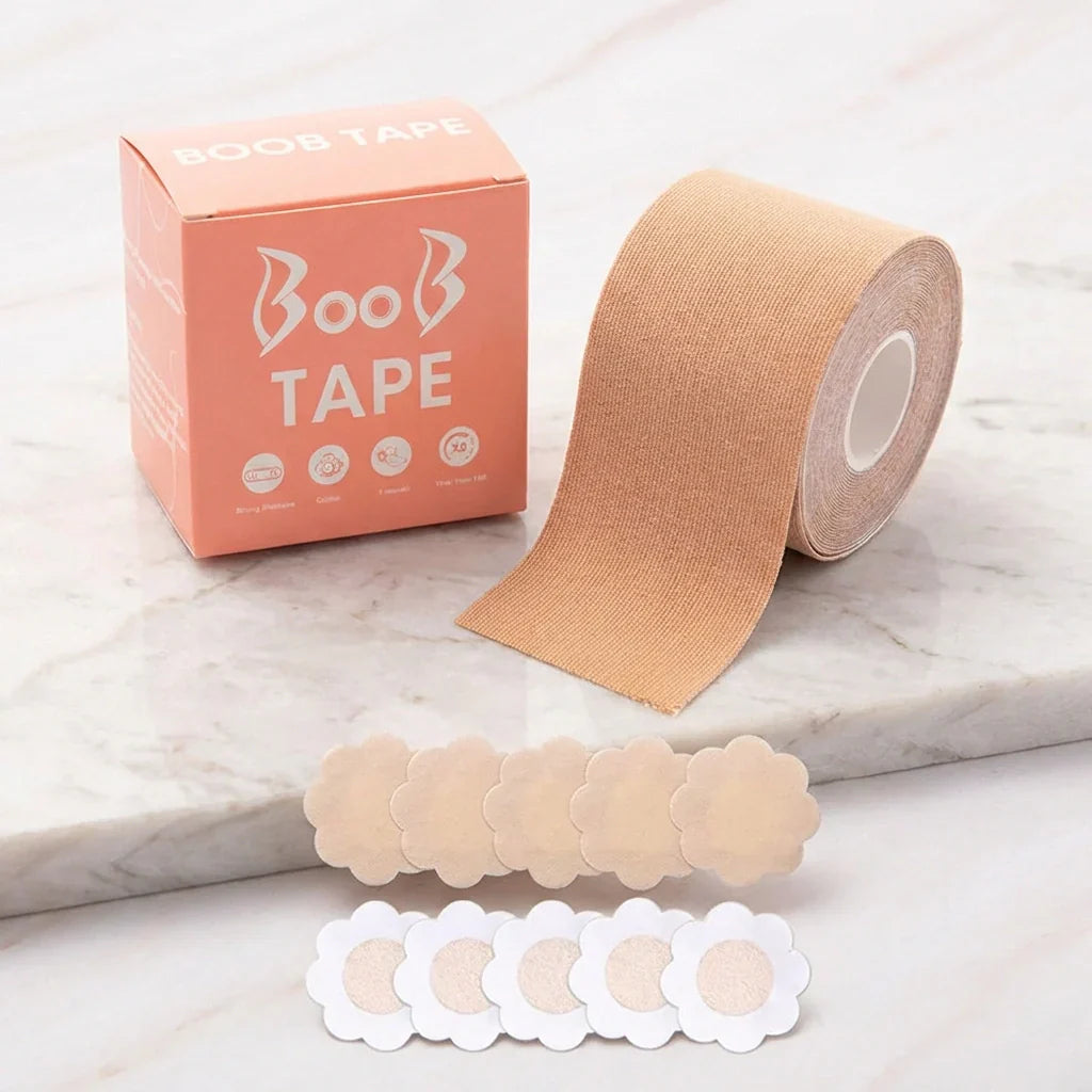 Best boob tape with 10 pairs nipple cover - breast petals & concealers | 2026 | fast shipping