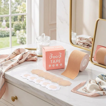 Best boob tape with 10 pairs nipple cover - breast petals & concealers | 2026 | fast shipping