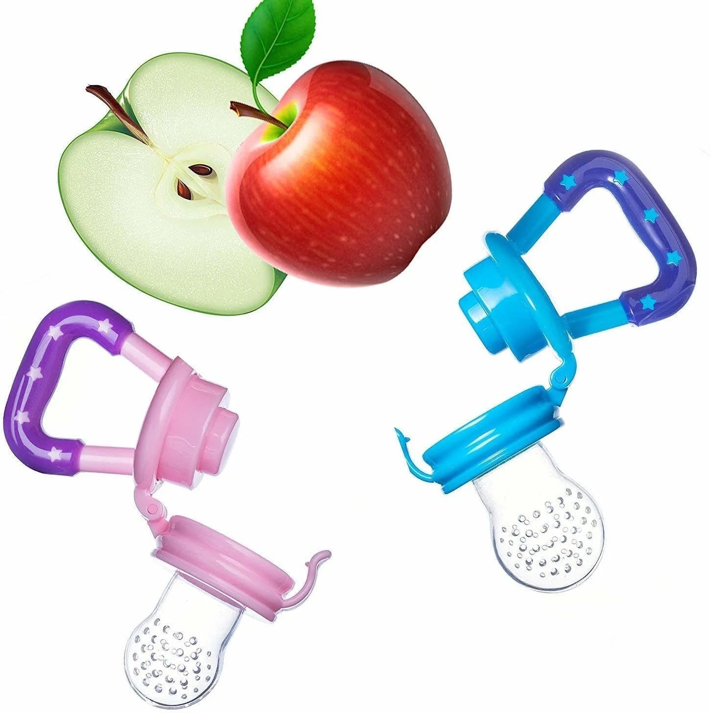 BPA-Free Silicone Fruit Pacifiers For Baby (Pack of 2) – MaxSmile