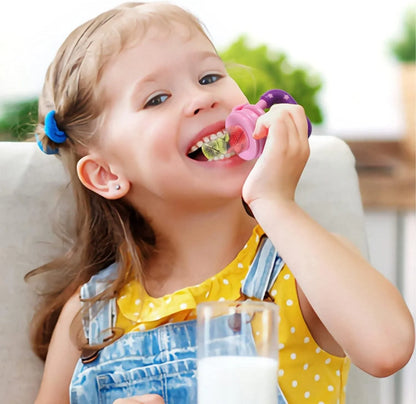 BPA Free Silicone Fruit Pacifiers For Baby (Pack of 2) kid
